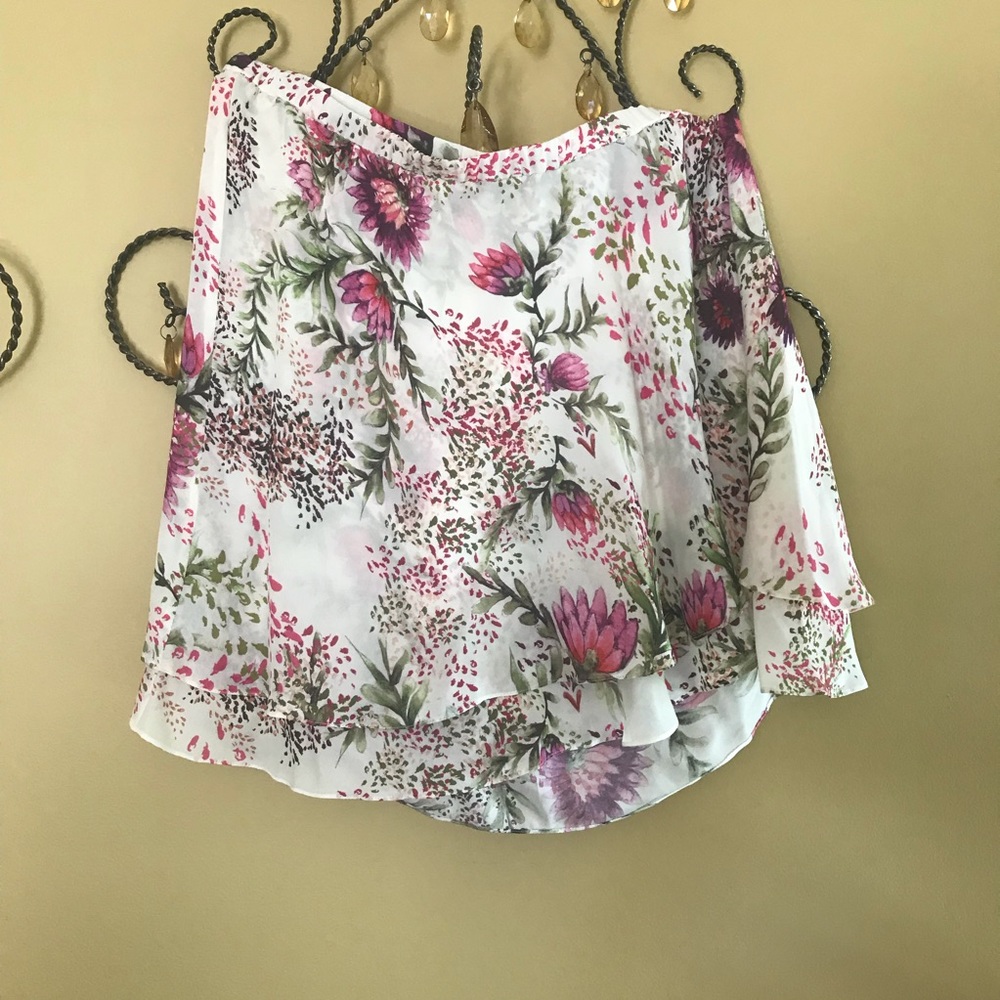 HAUTE HIPPIE, Size L, The Follow Me Floral Skirt